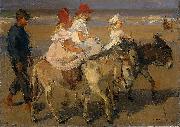 Isaac Israels Donkey Riding on the Beach Germany oil painting artist